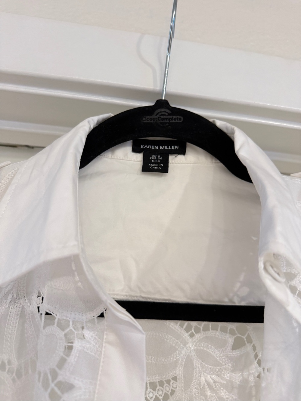 White button down top - Picture 5 of 5